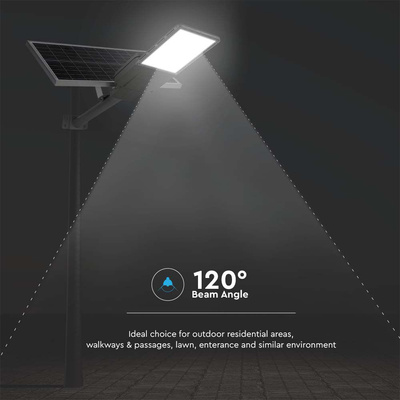 30W Lampa Uliczna LED Solarna / Bateria: 60AH LiFePO4 / Barwa: 6500K