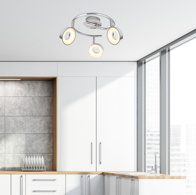 Lampa sufitowa Isla reflektor regulowana 3-punktowa LED do salonu