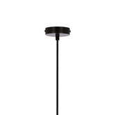 Anaka Lampa Wisząca Czarny 1X40W E27 Abażur Plecionka Beżowo-Brązowa