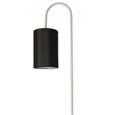 Lampa podłogowa Ravello z półką do salonu 1-punktowa z abażurem