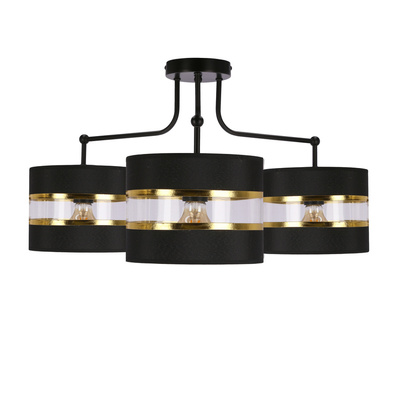 Lampa sufitowa Andy z abażurami 3-punktowa do salonu