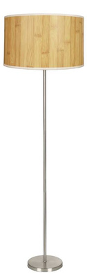 Lampa podłogowa Timber z abażurem do salonu 1-punktowa E27