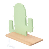 Kinkiet Cactus do pokoju dziecięcego z półką LED z włącznikiem