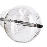 Lampa podłogowa Playa szklana transparentna czarna LED 15W 3000K z kloszami kula