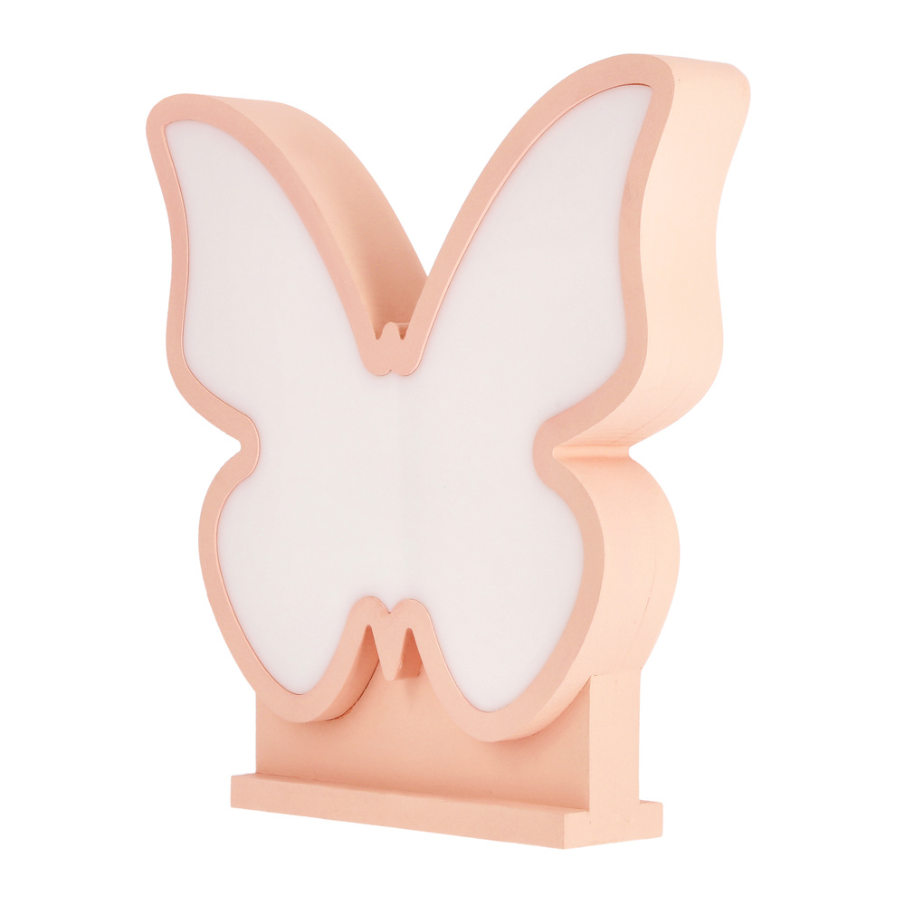 Lampka Butterfly do pokoju dziecięcego motyl różowa LED nocna