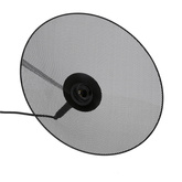 Lampa wisząca Kiruna M czarna metalowa do salonu nad stół 1xE27 36 cm