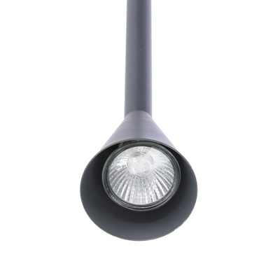Lampa wisząca tuba Tucson szara metalowa GU10 pojedyncza