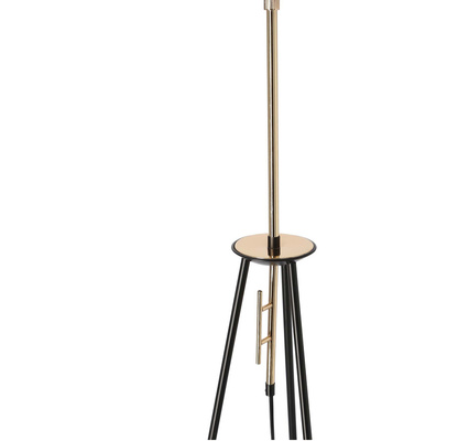 Lampa podłogowa Taflo trójnóg z abażurem do salonu 1-punktowa E27