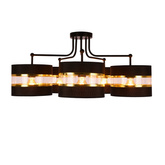 Lampa sufitowa Andy z abażurami 5-punktowa do salonu