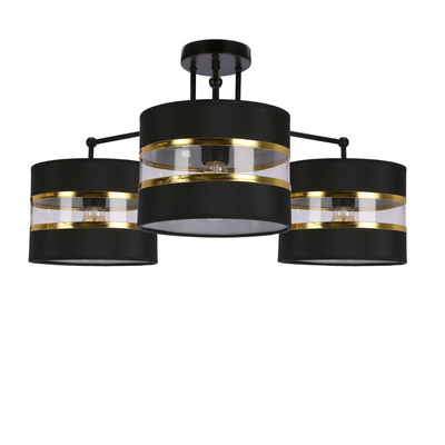 Lampa sufitowa Andy z abażurami 3-punktowa do salonu