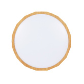 Plafon LED Cadix okrągły 38,5 cm 4000K biały drewniany IP20