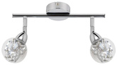 Lampa sufitowa Bolo listwa regulowana 2-punktowa LED do salonu