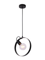 Lampa wisząca Nexo czarna metalowa pojedyncza do salonu E27