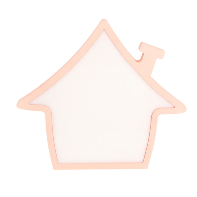 Lampka House IQ Kids do pokoju dziecięcego LED różowa zintegrowana