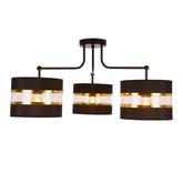 Lampa sufitowa Andy z abażurami 3-punktowa do salonu