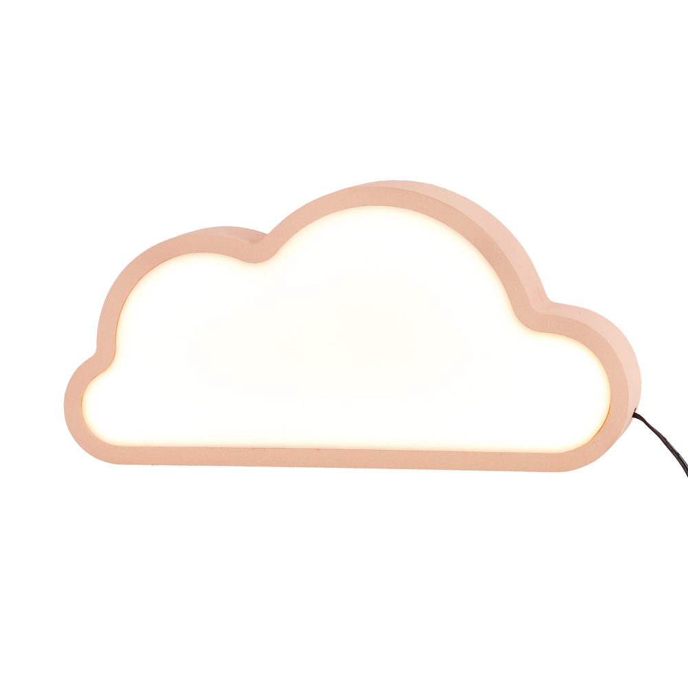 Lampka Cloud chmurka do pokoju dziecięcego różowa LED 11W neutralna nocna