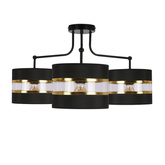 Lampa sufitowa Andy z abażurami 3-punktowa do salonu