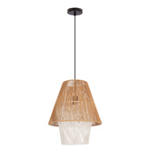 Lampa wisząca z abażurami Africa do sypialni i jadalni E27 1-płomienna