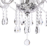 Cristallo lampa wisząca chromowy 5x40W E14 transparentny 35-30313