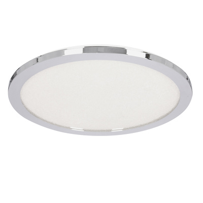 Plafon do łazienki PIXEL  – srebrny 40 cm - okrągły plafon LED z funkcją ściemniania 3000K 24W IP44