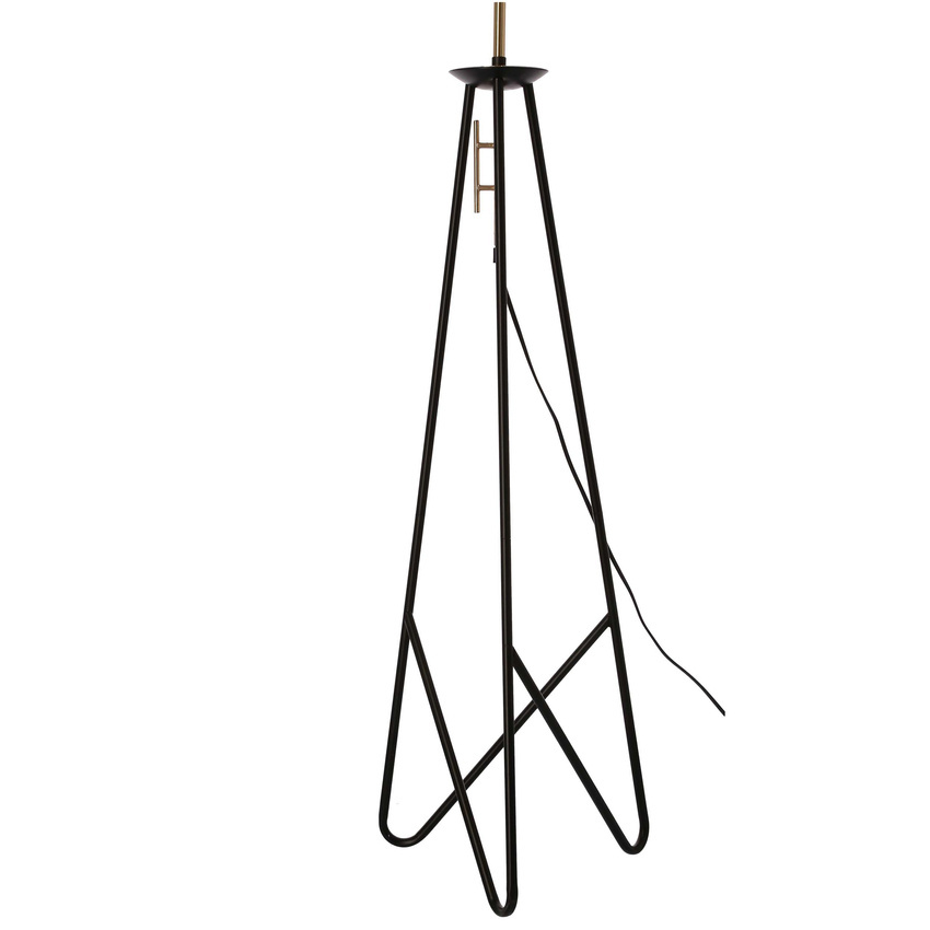 Lampa podłogowa Taflo trójnóg z abażurem do salonu 1-punktowa E27