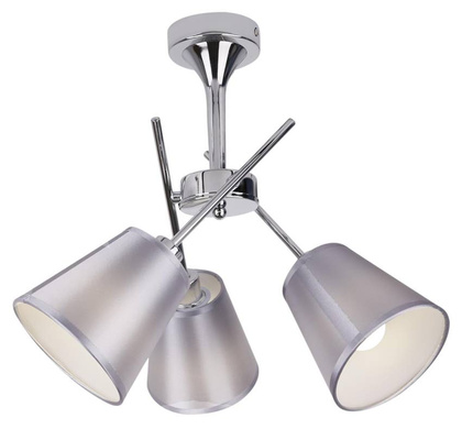 Lampa sufitowa Vox z abażurami regulowana 3-punktowa do salonu