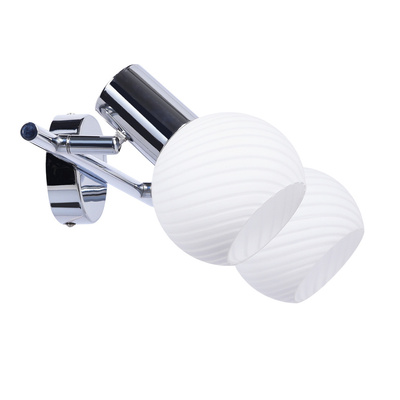 Lampa sufitowa Turno listwa ze szklanymi kloszami regulowana 2-punktowa