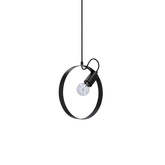 Lampa wisząca Nexo czarna metalowa pojedyncza do salonu E27