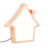 Lampka House IQ Kids do pokoju dziecięcego LED różowa zintegrowana