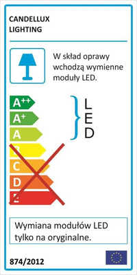 Plafon LED Fiera kwadratowy 31 cm czarno-srebrny klasyczny