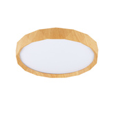 Plafon LED Cadix okrągły 38,5 cm 4000K biały drewniany IP20