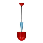 Lampa wisząca Visby Ledea metalowa kolorowa do salonu 1 płomienna E27
