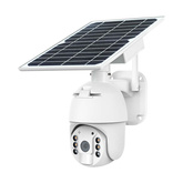 1080P Kamera zewnętrzna WiFi SMART z panelem solarnym / Sensor / IP65 / biała