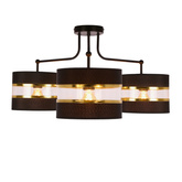 Lampa sufitowa Andy z abażurami 3-punktowa do salonu