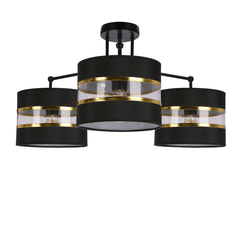 Lampa sufitowa Andy z abażurami 3-punktowa do salonu