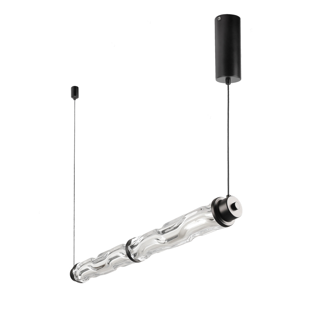 Lampa wisząca Corte szklana pozioma nad stół podwójna LED 18W 3000K