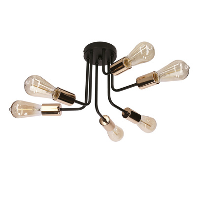 Lampa sufitowa Spill 6-punktowa do salonu