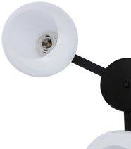 Lampa sufitowa Caldera ze szklanymi kloszami 3-punktowa do kuchni