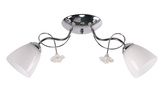 Lampa sufitowa Ariam ze szklanymi kloszami 2-punktowa do salonu