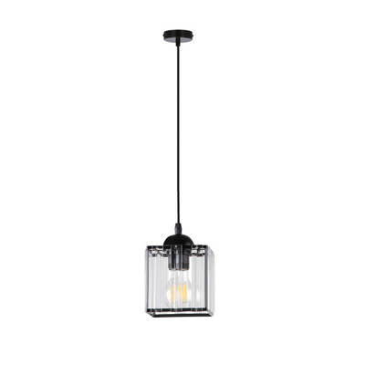 Lampa wisząca Glassia pojedyncza z kloszem akrylowym do salonu E27